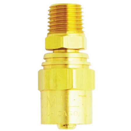 Milton Male End Reusable Brass Hose Fitting 777AC-20